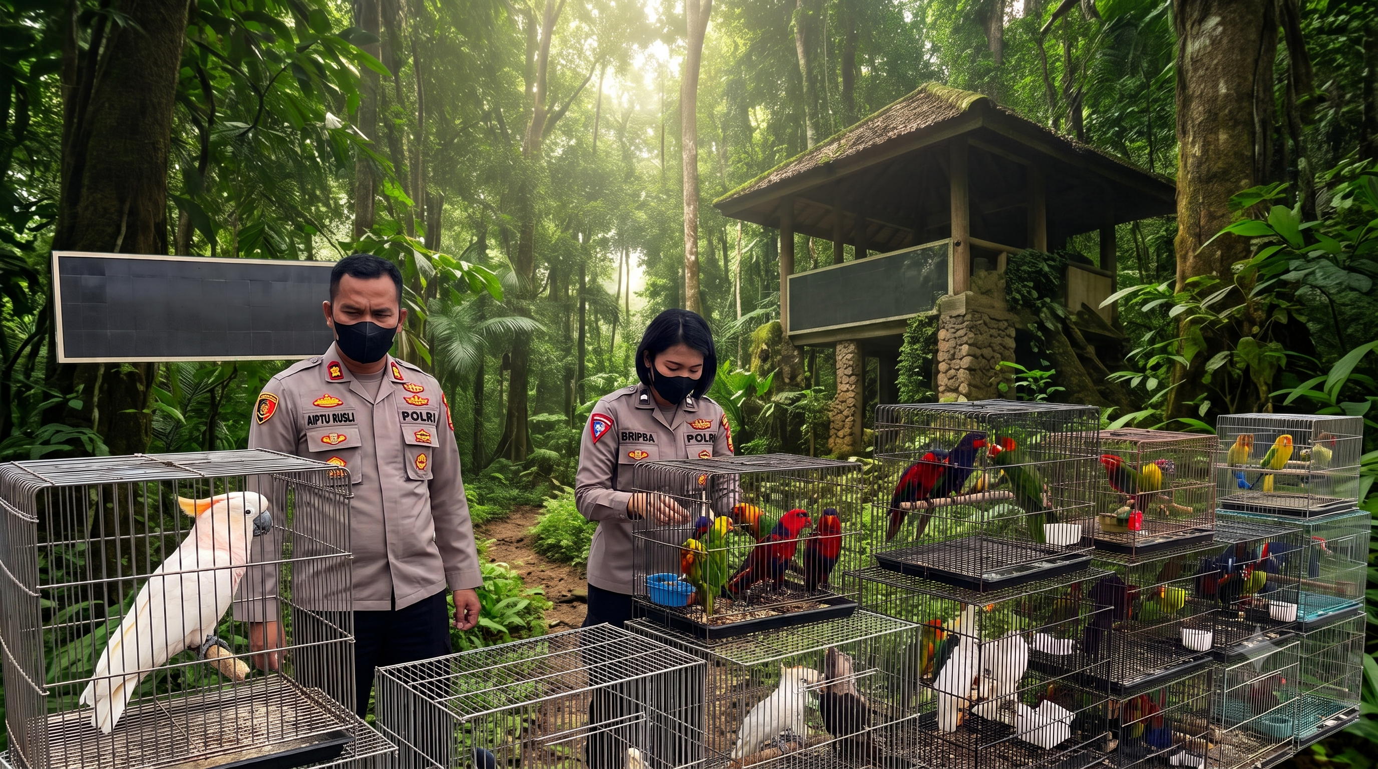 Polisi Dalami Perdagangan Burung Endemik di Kota Ambon