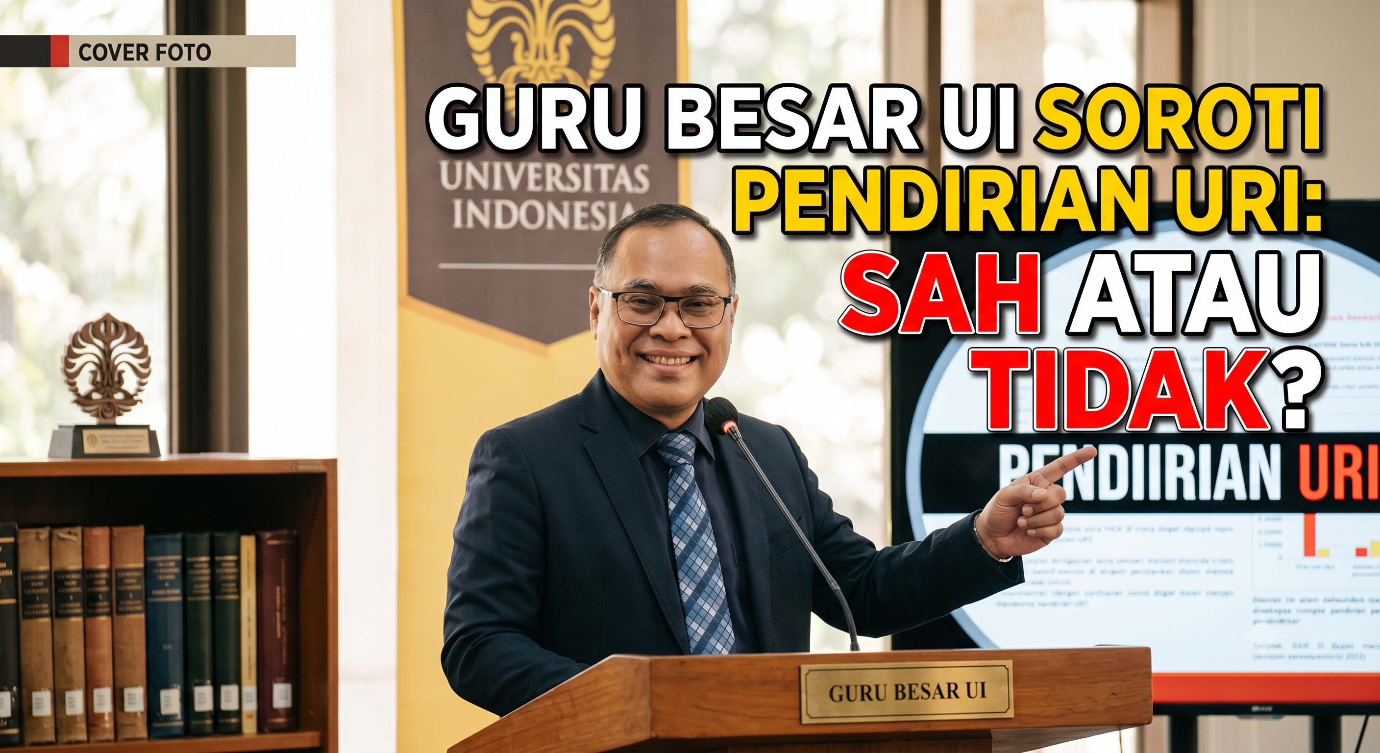 Guru Besar UI Soroti Pendirian URI: Sah atau Tidak?"