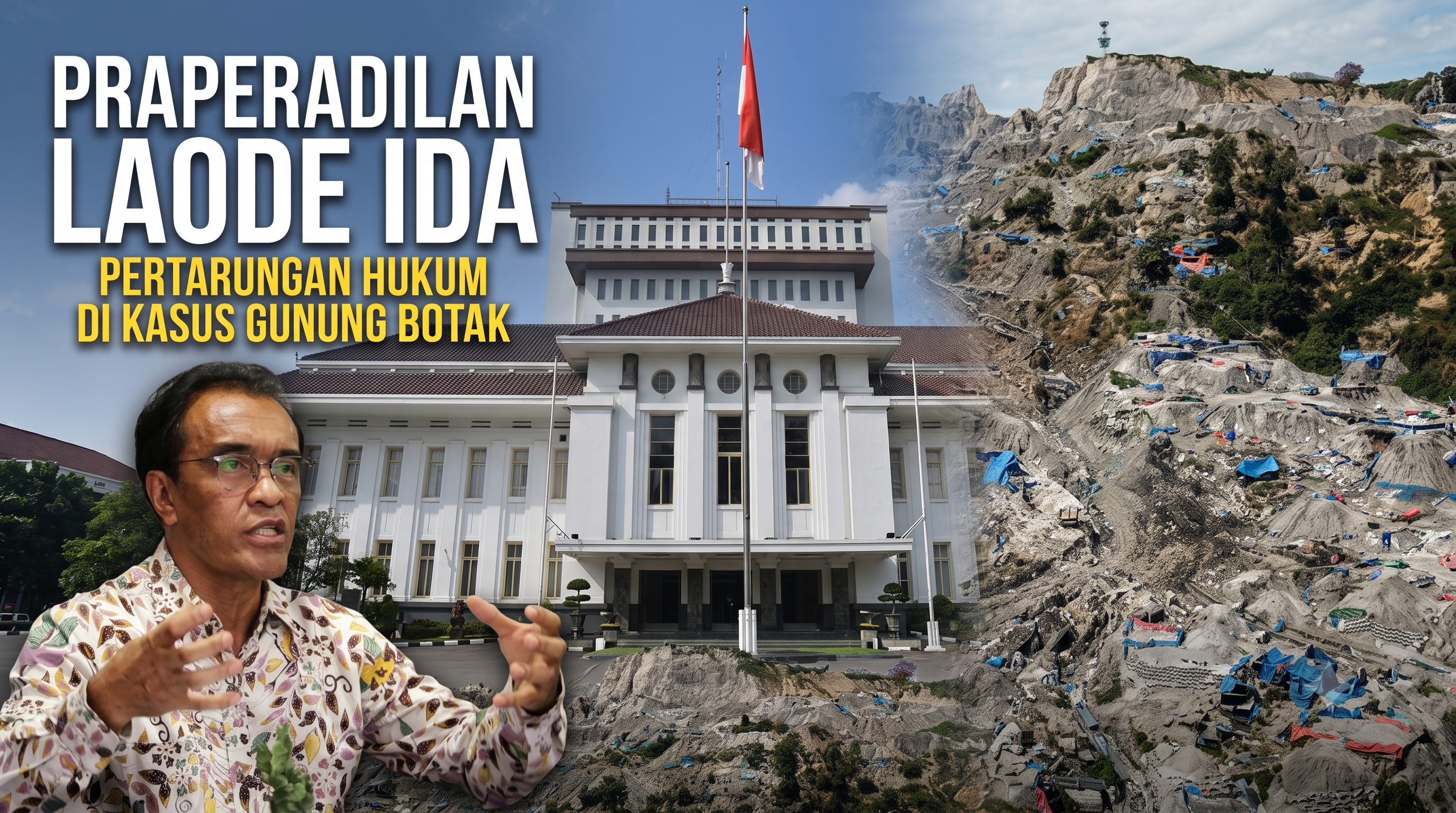 Praperadilan Laode Ida : Pertarungan Hukum di Kasus Gunung Botak"