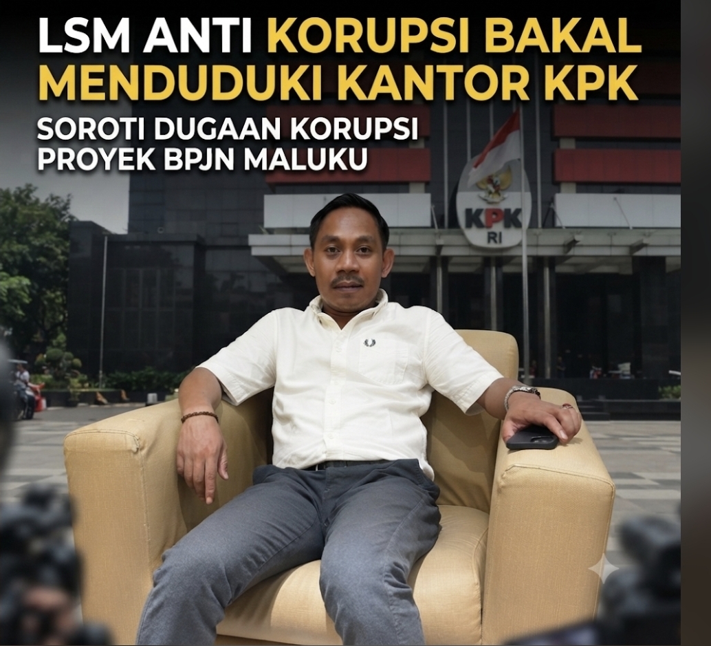 LSM Anti Korupsi Bakal Duduki Kantor KPK : Soroti Dugaan Korupsi Proyek BPJN Maluku