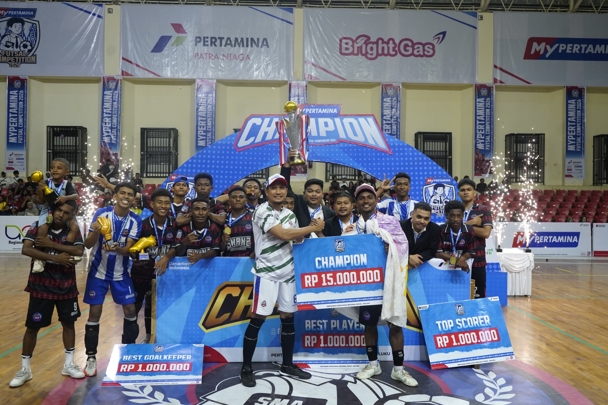 SMAN 2 Jayapura Juarai MyPertamina Futsal Competition 2026