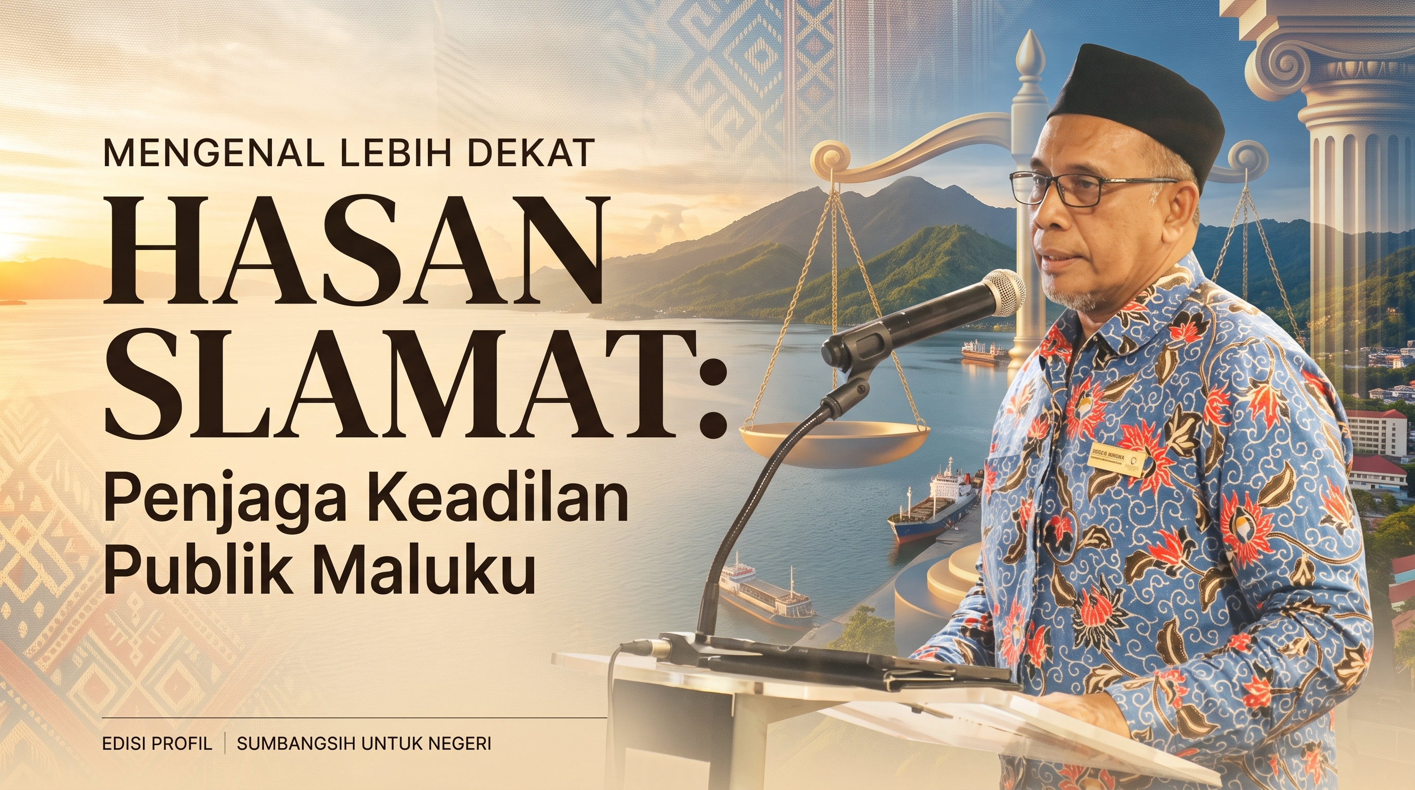 Mengenal Lebih Dekat Hasan Slamat: Penjaga Keadilan Publik Maluku