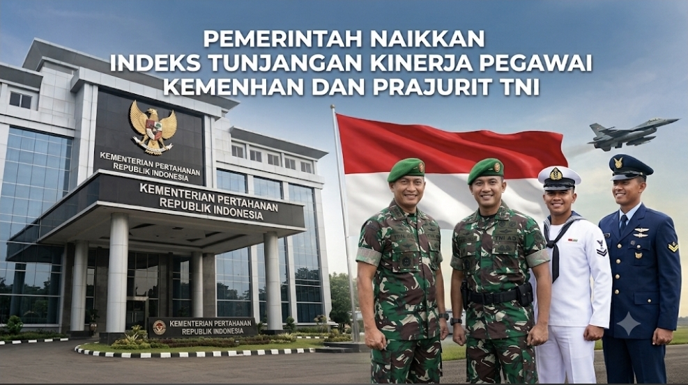 Pemerintah Naikkan  Tunjangan Kinerja Pegawai Kemenhan dan Prajurit TNI