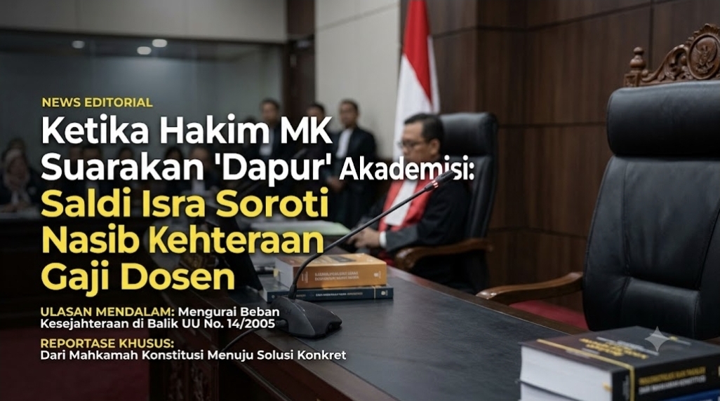 Ketika Hakim MK Suarakan "Dapur" Akademisi: Saldi Isra Soroti Nasib Kesejahteraan Gaji Dosen