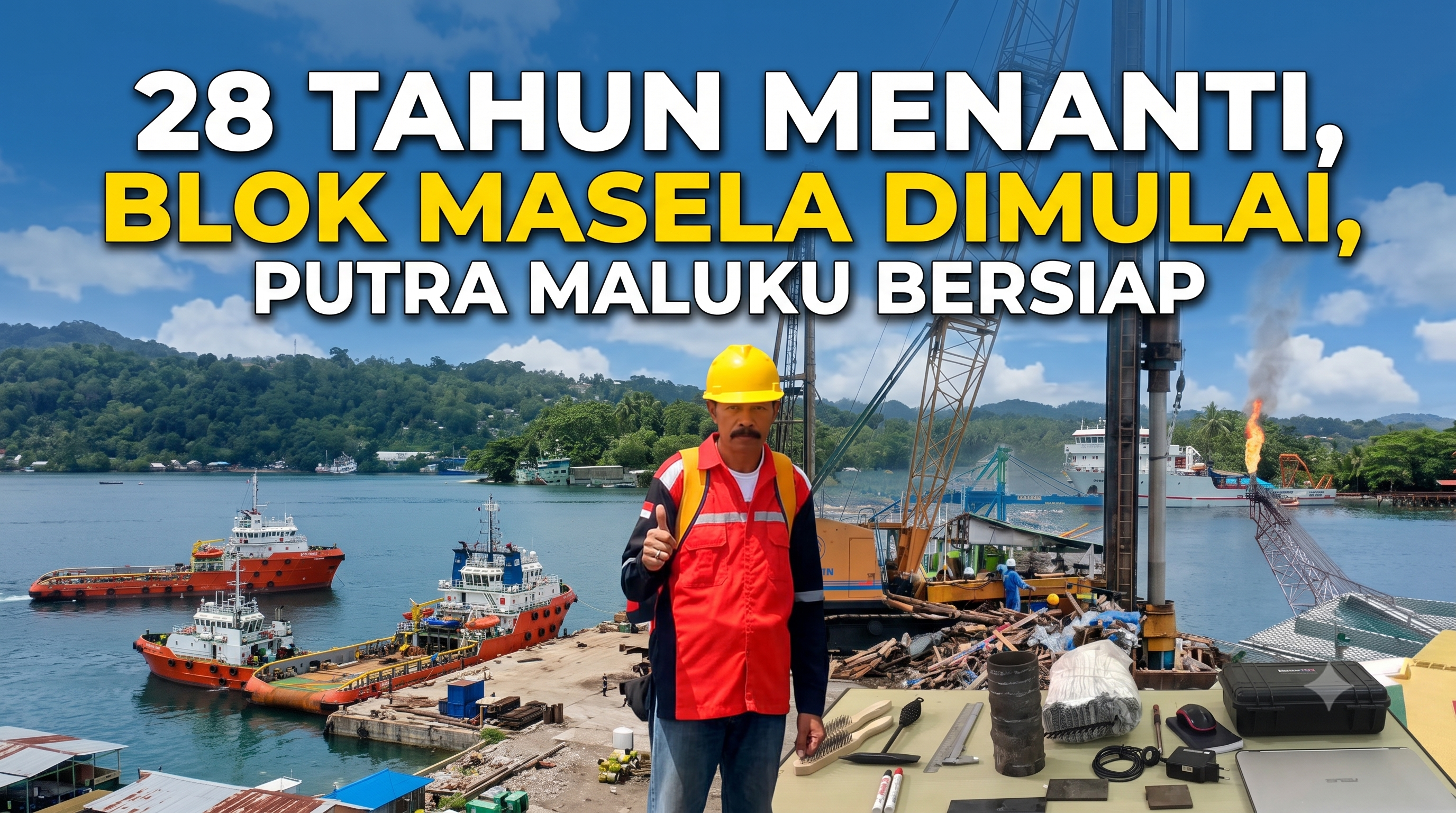 28 Tahun Menanti ! Blok Masela Dimulai Putra Maluku Bersiap,