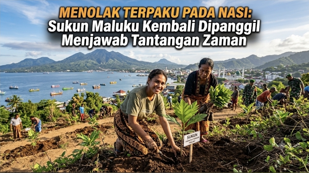  Menolak Terpaku pada Nasi:  Sukun Maluku Dipanggil Menjawab tantangan Zaman