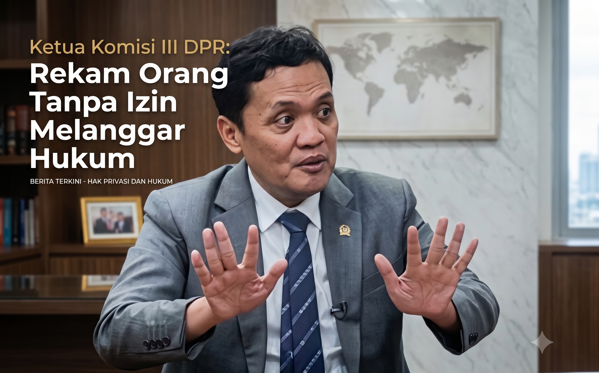 Ketua Komisi III DPR : Rekam Orang Tanpa Izin Melanggar Hukum,
