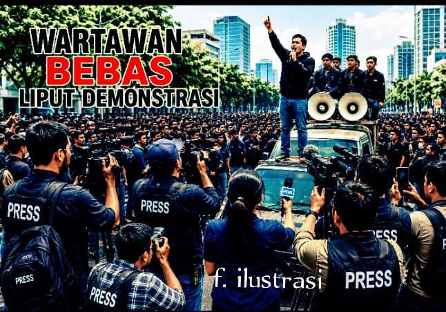 Komdigi : Pers Tidak Dibatasi Liput Demonstrasi