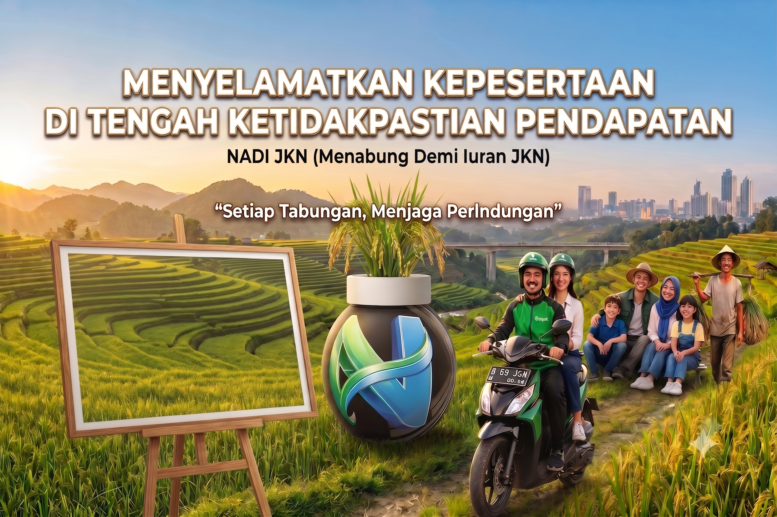 Menyelamatkan  Kepesertaan  di Tengah Ketidakpastian Pendapatan