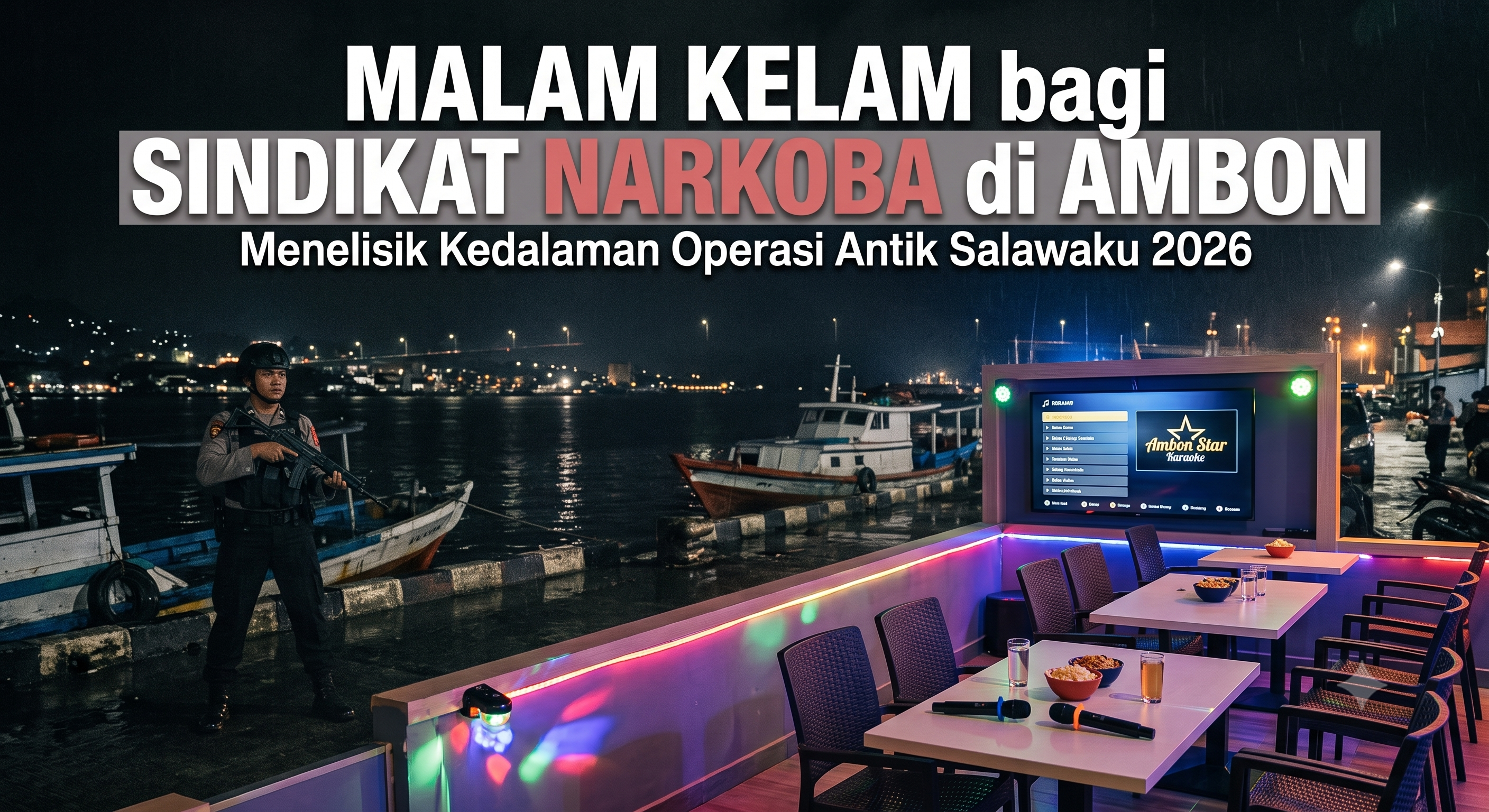 Malam Kelam bagi Sindikat Narkoba di Ambon: Menelisik Kedalaman Operasi Antik Salawaku 2026