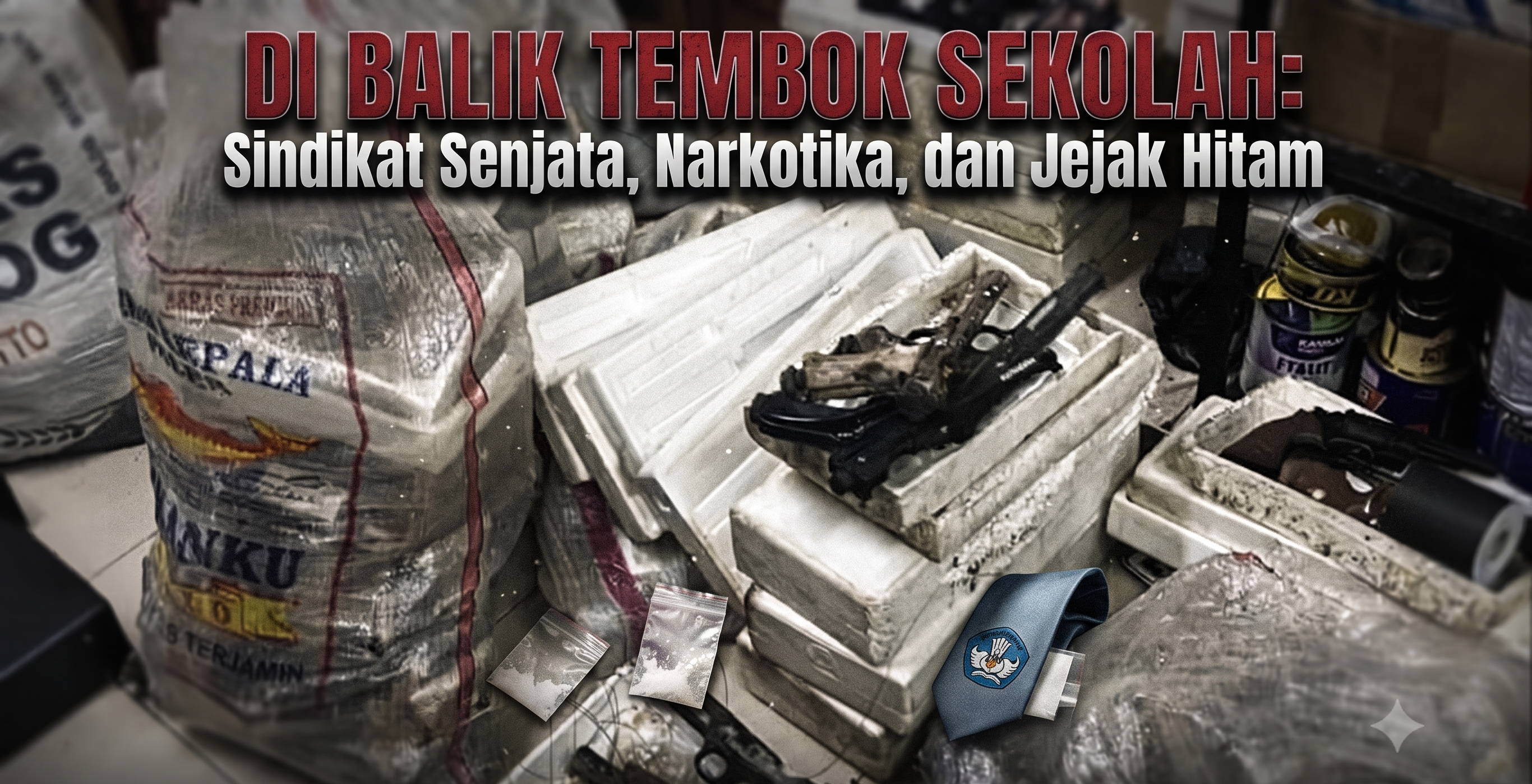 DI BALIK TEMBOK SEKOLAH: Sindikat Senjata, Narkotika, dan Jejak Hitam 