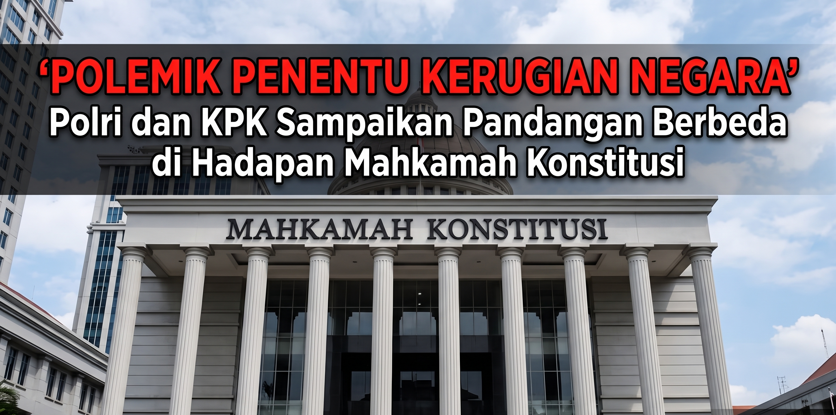 Polemik Penentu Kerugian Negara: Polri dan KPK Sampaikan Pandangan Berbeda di Hadapan Mahkamah Konstitusi