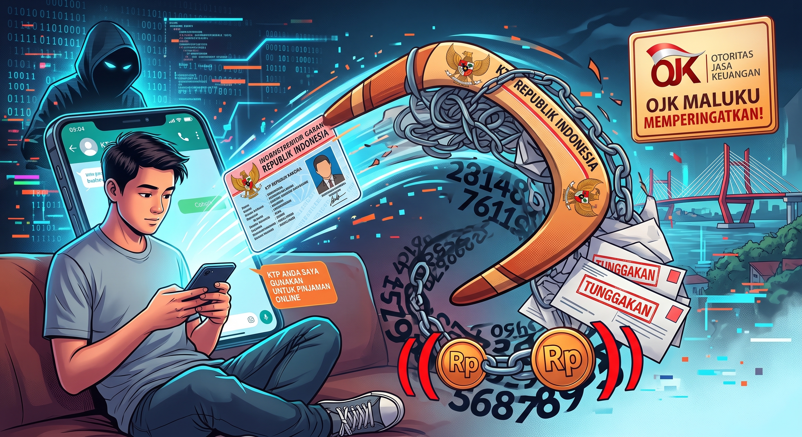 Bahaya Lengah Di Era Digital : OJK Maluku Ingatkan KTP  Bisa Jadi Ancaman Finansial!