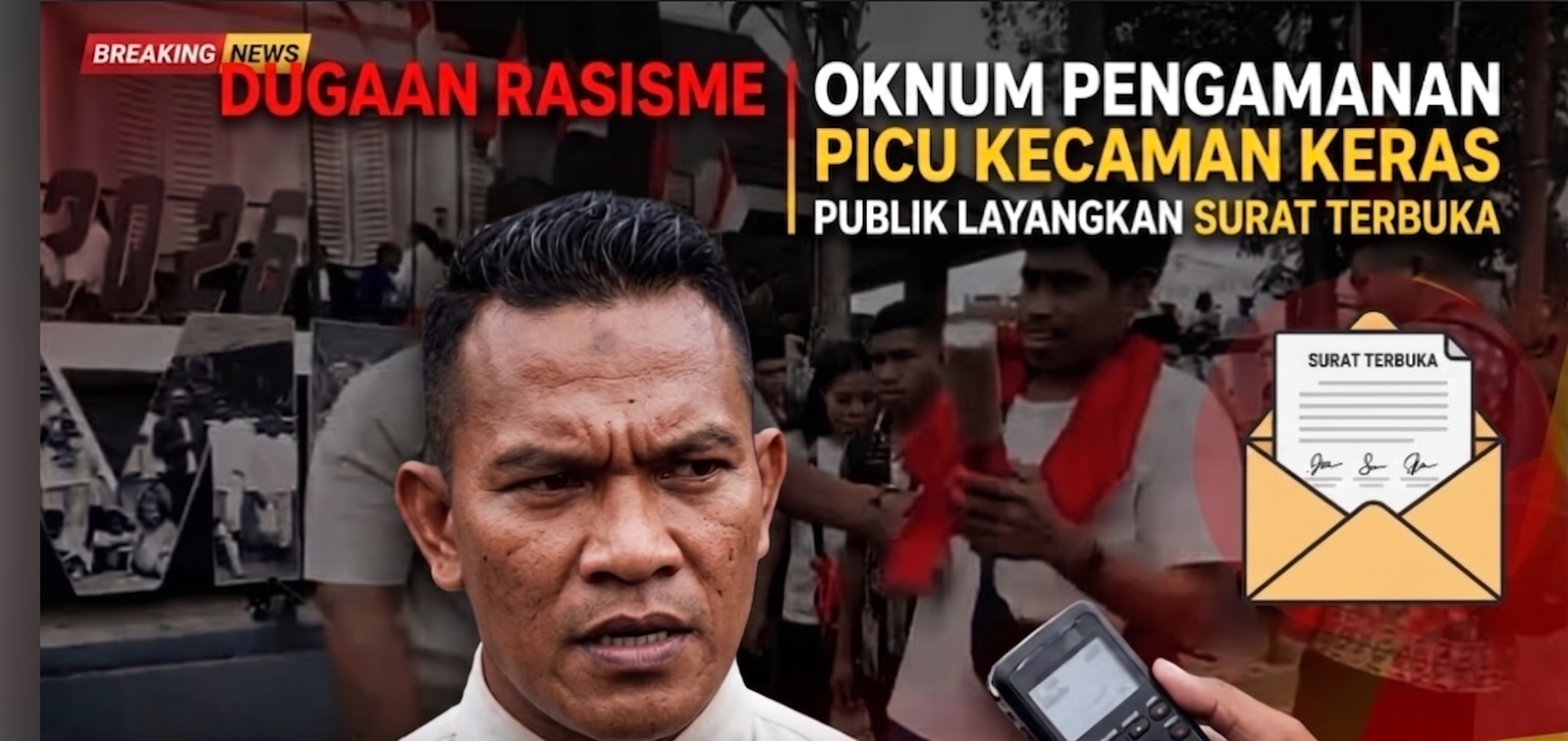 Dugaan Rasisme Oknum Pengamanan Gubernur Maluku Picu Kecaman Keras, Publik Layangkan Surat Terbuka