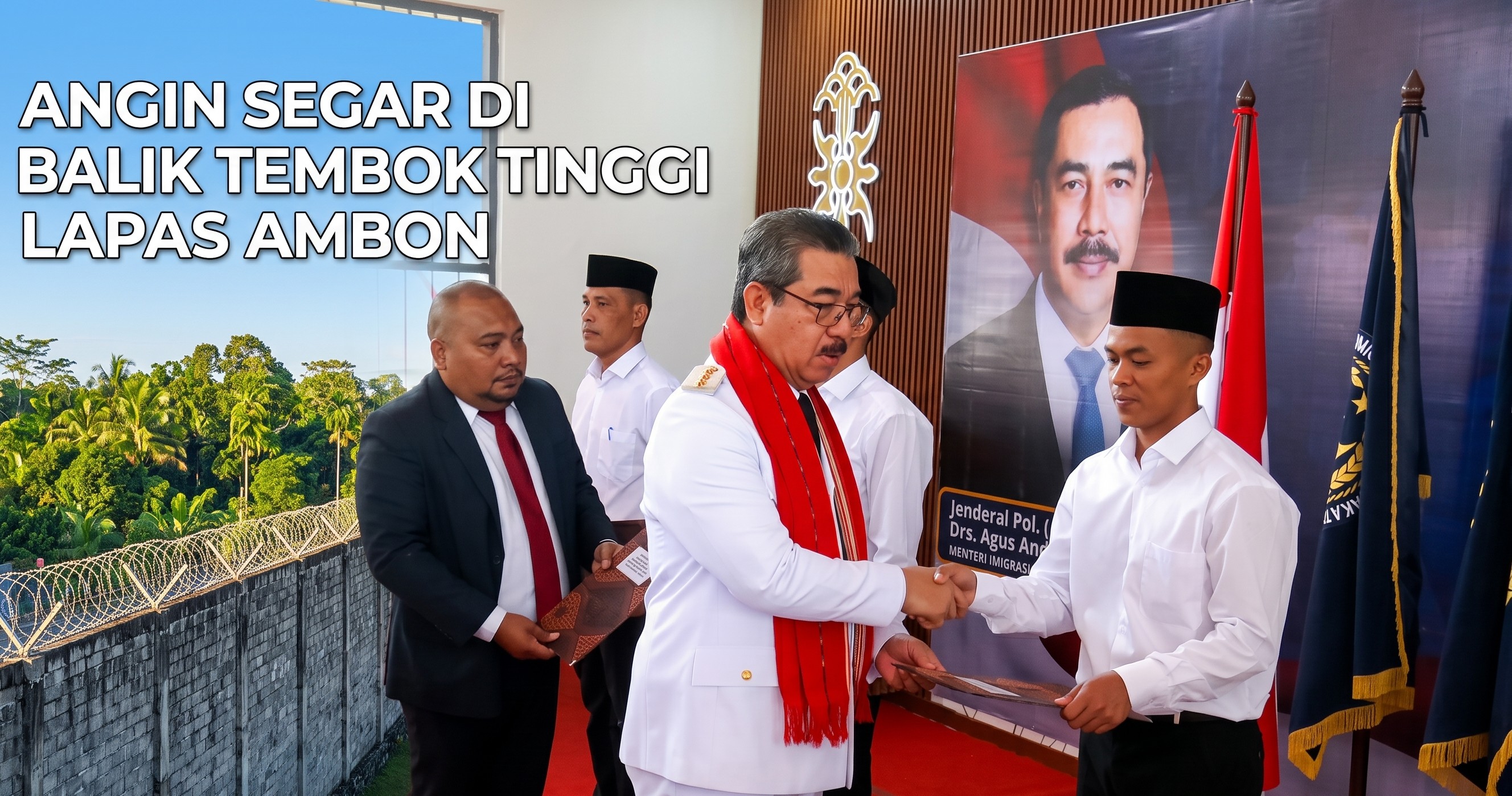 Angin Segar di Balik Tembok Tinggi Lapas Ambon 