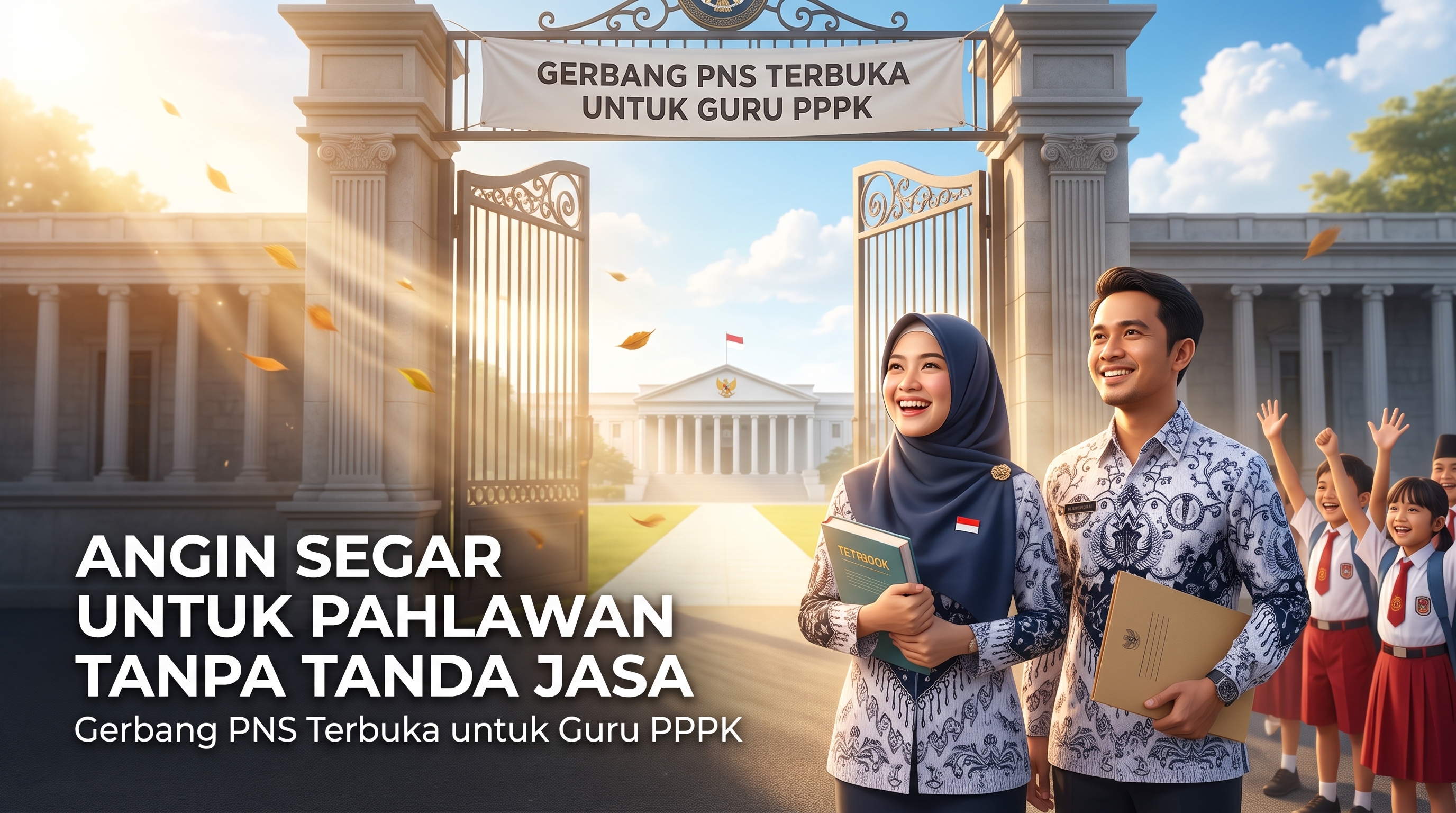 Angin Segar untuk Pahlawan Tanpa Tanda Jasa : Gerbang PNS Terbuka untuk Guru PPPK