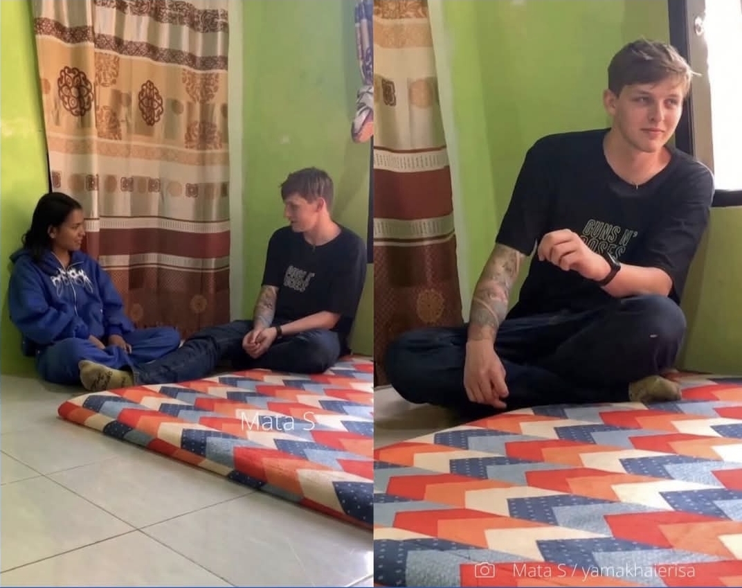 Viral! 'Bule' Amerika Rela Terbang Ribuan Kilometer Demi Gadis Ambon, Warganet Dibikin Baper