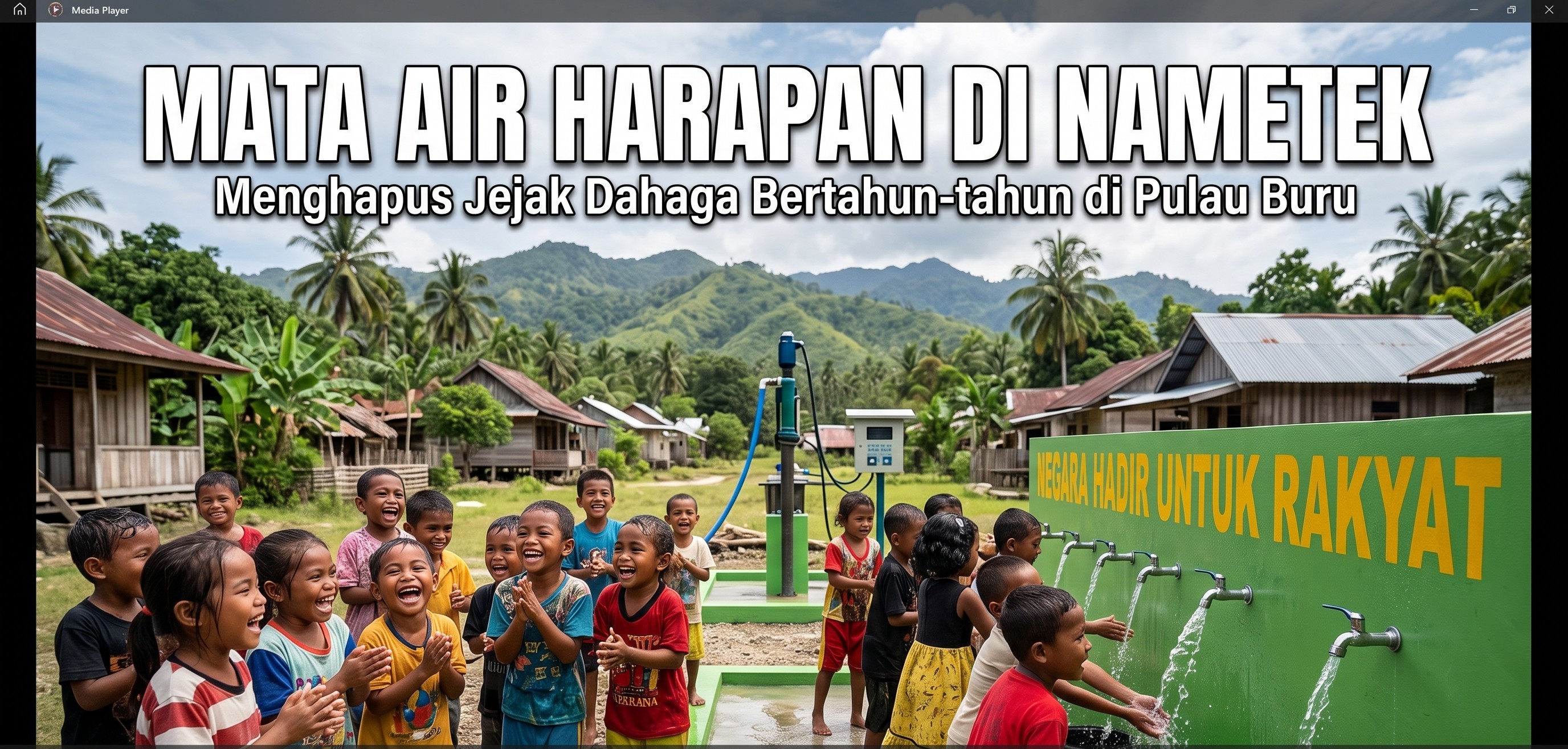 Mata Air Harapan di Nametek: Menghapus Jejak Dahaga Bertahun-tahun di Pulau Buru