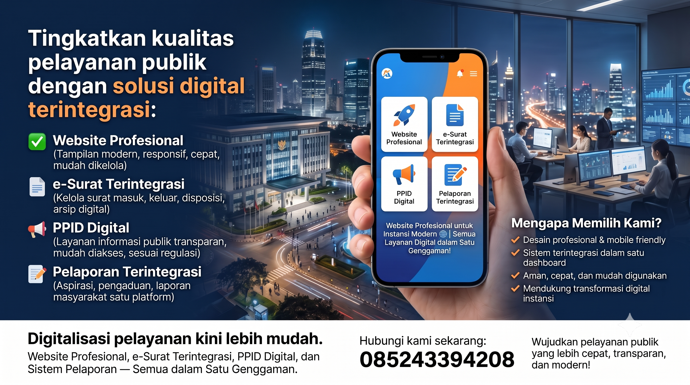 Hubunngi Kami-Pembuatan Wesite Profesional